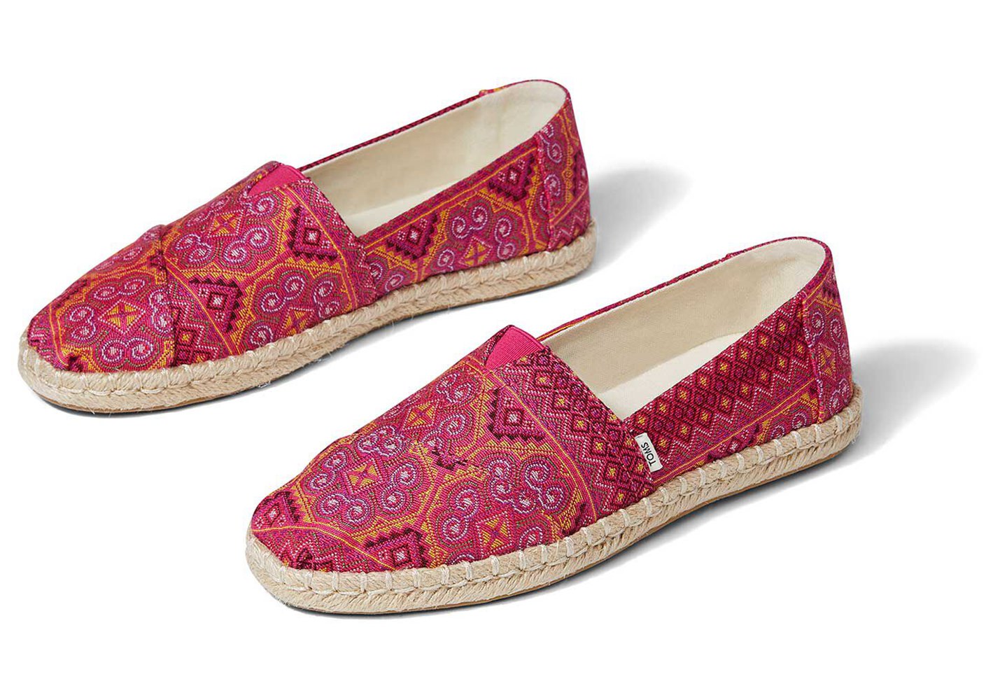 Toms Alpargata Rope Espadrille Pink - Womens - 20785-UQTE